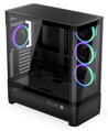 Endorfy skříň Aquarius 8000 Corona / ATX / 4x120mm ARGB fan / USB 3.0 / USB-C / panoramatická / zaoblené sklo / černá