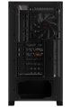 Krux skříň Palum / ATX / 2x120 mm fan / 2xUSB 2.0 / USB-C / dřevěné elementy / temperované sklo / černá