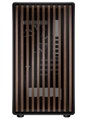 Krux skříň Helio / microATX /1x120mm fan / USB 3.0 / USB-C / dřevěný design / černá