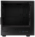 Krux skříň Helio / microATX /1x120mm fan / USB 3.0 / USB-C / dřevěný design / černá