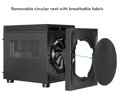 CHIEFTEC The Cube CI-03B-OP / M-ATX / 200mm fan / 2xUSB 3.0 / bez zdroje / HiFi design / černá