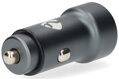 NEDIS nabíječka do auta/ 48 W/ dva výstupy/ 12 - 24 V DC/ 3.0 A/ USB-A/ USB-C/ automatická volba napětí/ šedá
