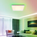 OPRAVENÉ - IMMAX NEO LITE TUDO SMART stropní svítidlo s RGB podsvícením 40x40cm, 50W Wi-Fi bílá, TUYA