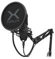 Krux mikrofon Edis 1000 / USB-C / rameno / montáž na stůl / černý