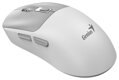 GENIUS NX-8260S BT White/ 2400 dpi/ bezdrátová/ duální BT+2,4GHz/ tichá/ rychlé nabíjení/ ultralehká/ Copilot/ bílošedá