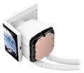 Krux vodní chladič CPU HydroArc 360 / 3x120mm ARGB / customizovaný LCD / bílý