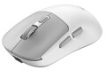 GENIUS NX-8260S BT White/ 2400 dpi/ bezdrátová/ duální BT+2,4GHz/ tichá/ rychlé nabíjení/ ultralehká/ Copilot/ bílošedá