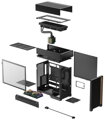 DEEPCOOL skříň CL6600 černá