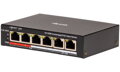 HiLook Powered by HIKVISION switch NS-0106P-45(B)/ 4x port/ 10/100 Mbps RJ45 ports PoE / 2x 100 Mbps uplink