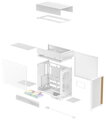 DEEPCOOL skříň CL660 bílá