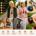 HELMER GPS SOS lokátor (přívěsek) LK 717/ detekce pádu/ IP67/ krokoměr/ připomenutí užívání léků/ hlasová komunikace