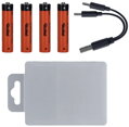 Rollei nabíjecí baterie AAA/ USB-C/ 4ks v balení