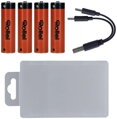 Rollei nabíjecí baterie AA/ USB-C/ 4ks v balení