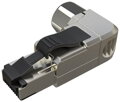 Solarix Konektor MPTL 90° RJ45 CAT6 STP samořezný SXRJ45-6-STP-BK-SA-U