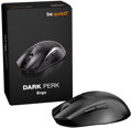 Be quiet! myš DARK PERK Ergo / bezdrátová / ultralehká / PixArt PAW3950 / výdrž 110 hodin /ergonomická / IO center/černá