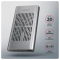 AXAGON box pro 2x M.2 NVMe SSD s funkcí klonování / EEM2-20GD / USB-C / USB 3.2 Gen2 / kabel 30cm USB-C na USB-C