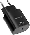 Swissten Síťový Adaptér Edge GaN 1x USB-C PD 20W Černý
