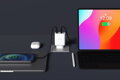 Swissten Síťový Adaptér Core GaN 1x USB-C 45W PD + 1x USB-A 18W QC Bílý