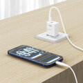 Swissten Síťový Adaptér Edge GaN 1x USB-C PD 25W + 1x USB-A 18W QC Bílý