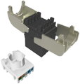 Solarix Samořezný keystone CAT6A UTP SXKJ-10G-UTP-RAL-SA, RAL FIT moduly, Component Level a 4PPoE certifikace