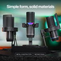 Endorfy mikrofon Solum 2 / kardioidní / LED / pop filtr / shock mount / černý