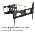 SUNNE by Elite Screens držák na zeď pro LCD a TV 37 - 86"/ kloubový/ max. 50 kg/ náklon -15° +5°/ otočení 180°