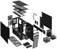 Fractal Design Define 7 Black Solid / bez zdroje / čená