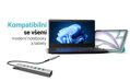 i-tec USB-C/USB-A Metal HUB 6 port (3x USB-C, 3x USB-A), LAN, Power Delivery 85W