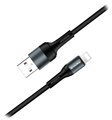 Colorway Datový Kabel USB/ Apple Lightning/ 2.4A/ Nylon/ 1m/ Černý
