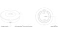 Imou chytrý alarm brána ZG2S/ Wi-Fi/ Zigbee 3.0/ externí adaptér DC 5 V/ bílá/ CZ app