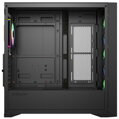 Krux skříň Vox / ATX / 3x140mm a 1x120 mm ARGB fan / USB 2.0 / USB 3.0 / USB-C / tvrzené sklo /  černá