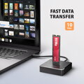 AXAGON dockovací stanice 1x M.2 NVMe SSD / ADSA-M2C11 / USB-C / USB 3.2 Gen2 / kabel 25cm USB-C na USB-C
