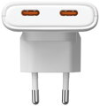 TRX USB Nabíječka USB AK-CH-32 2x USB-C PD 5-20V / max. 3.25A 65W Quick Charge 4+ GaN