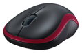 Logitech myš M185/ Bezdrôtová/ Optická/ 1000dpi/ USB prijmač/ červená