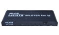 PremiumCord HDMI splitter 1-4 porty kovový s napájením, 4K, FULL HD, 3D