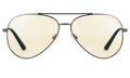 GUNNAR herné okuliare MAVERICK GUNMETAL / tmavo šedé obrúčky/ jantarové skla