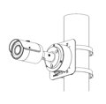 DAHUA PFA134/PFA135 Krabice pod bullet kamery Dahua HFW(SP/RP/RMP)