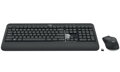 Logitech set MK540 ADVANCED, Bezdrôtová klávesnica + myš/ 2.4GHz/ USB prijmač/ CZ/SK/ čierný