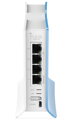 MikroTik RouterBOARD RB941-2nD-TC, Hap-Lite, 650MHz CPU, 32MB RAM, 4xLAN, 2.4Ghz 802B / g / n, ROS L4, case, PSU