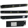 WAVERF POE Patch panel / UTP cat.5e 12p / 1U / Black (prevedenie 19 