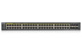 Zyxel GS1920-48HPV2 52-port Gigabit WebManaged PoE Switch, 48x gigabit RJ45, 4x gigabit RJ45 / SFP, 2x SFP, 375W pre PoE