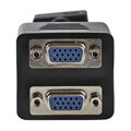 NEDIS rozbočovač kabel VGA/ 1x VGA (M) - 2x VGA (F)/ 20cm/ černý