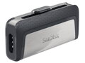 SanDisk Ultra Dual USB-C Drive 32GB - USB 3.0 Typ-C / USB 3.0 Typ-A, strieborný