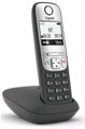SIEMENS GIGASET A690HX - DECT / GAP prídavné slúchadlo vr. nabíjačky pre bezdrôtový telefón, farba čierna / strieborná