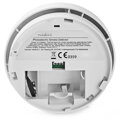 NEDIS detektor kouře/ EN14604/ hlasitost 85 dB/ 1x 9V/6F22/ výdrž snímače 5 let/ bílý