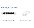 UBNT UNIFEM Switch usw Flex Mini - 5x Gbit RJ45, 1x PoE IN