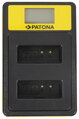 PATONA nabíječka Foto Dual Canon LP-E12 s LCD,USB