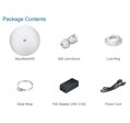 UBNT NanoBeam M5 16 - AP / client 5GHz, anténa 16dBi MIMO2x2, AirMax, 1x RJ45, PoE 24V