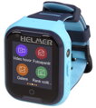 HELMER dětské hodinky LK 709 s GPS lokátorem/ dot. display/ 4G/ IP67/ micro SIM/ videohovor/ foto/ Android a iOS/ modré