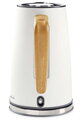 NEDIS rychlovarná konvice KAWK510EWT/ objem 1,7 l/ Soft-Touch/ 1850 - 2200 W/ nerezová ocel/ bílá